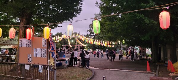 神之木町の盆踊りの画像