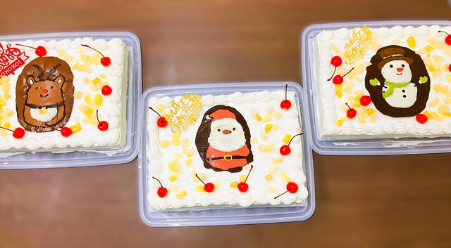 クリスマスケーキの画像
