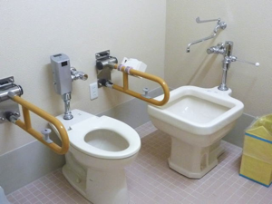 便座式トイレ